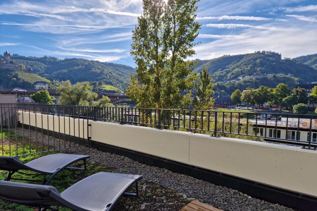 Vivamosel: Appartement Mit Mosel & Burgblick - Balkon - Parken - Aufzug - Fahrradraum Commune fusionnée de Cochem-Land Extérieur photo