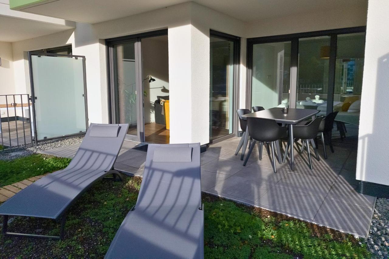 Vivamosel: Appartement Mit Mosel & Burgblick - Balkon - Parken - Aufzug - Fahrradraum Commune fusionnée de Cochem-Land Extérieur photo